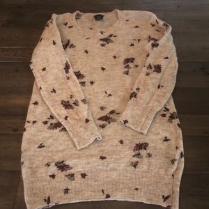 Club Monaco floral sweater. Size XS.